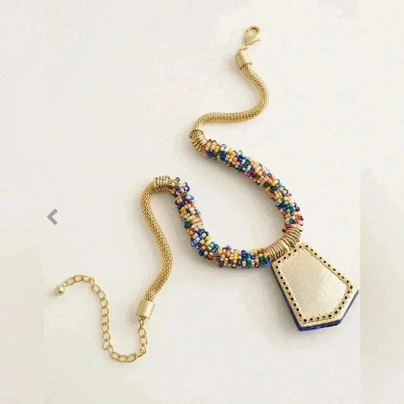Chico's Reversible Multi-Color Color Kyia Pendant Necklace - Picture 2 of 13